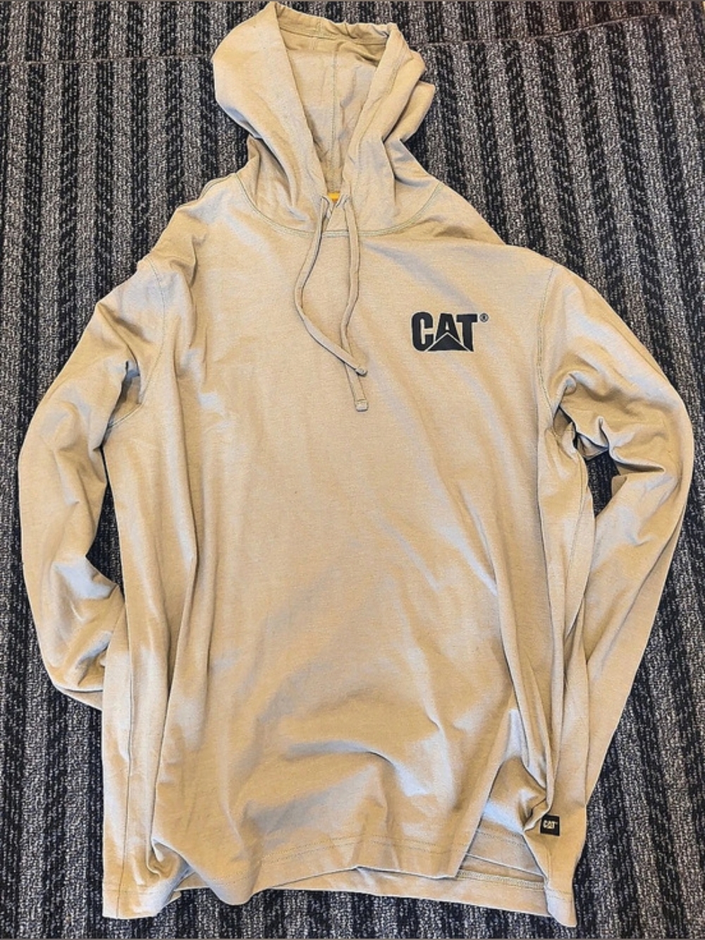 CAT Gray Pullover Hoodie Size L/XL